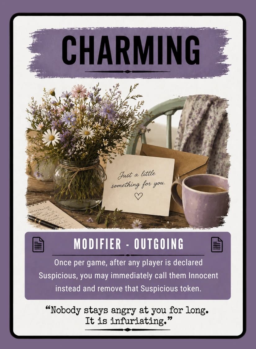 Charming Suspect's Psyche card